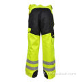 pantaloni da lavoro riflettenti di sicurezza ad alta visibilità